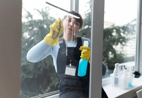 Nettoyage de vitres intérieures et extérieures à Grand Bourgtheroulde